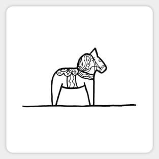 Dala Horse Sticker